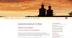 Desktop Screenshot of geistliches-zentrum.org